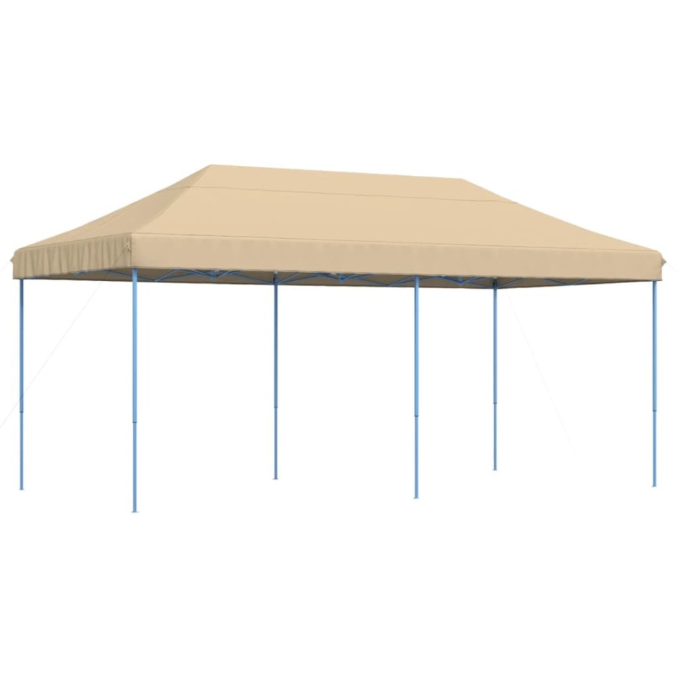 Tienda de fiesta plegable Pop-Up beige 580x292x315