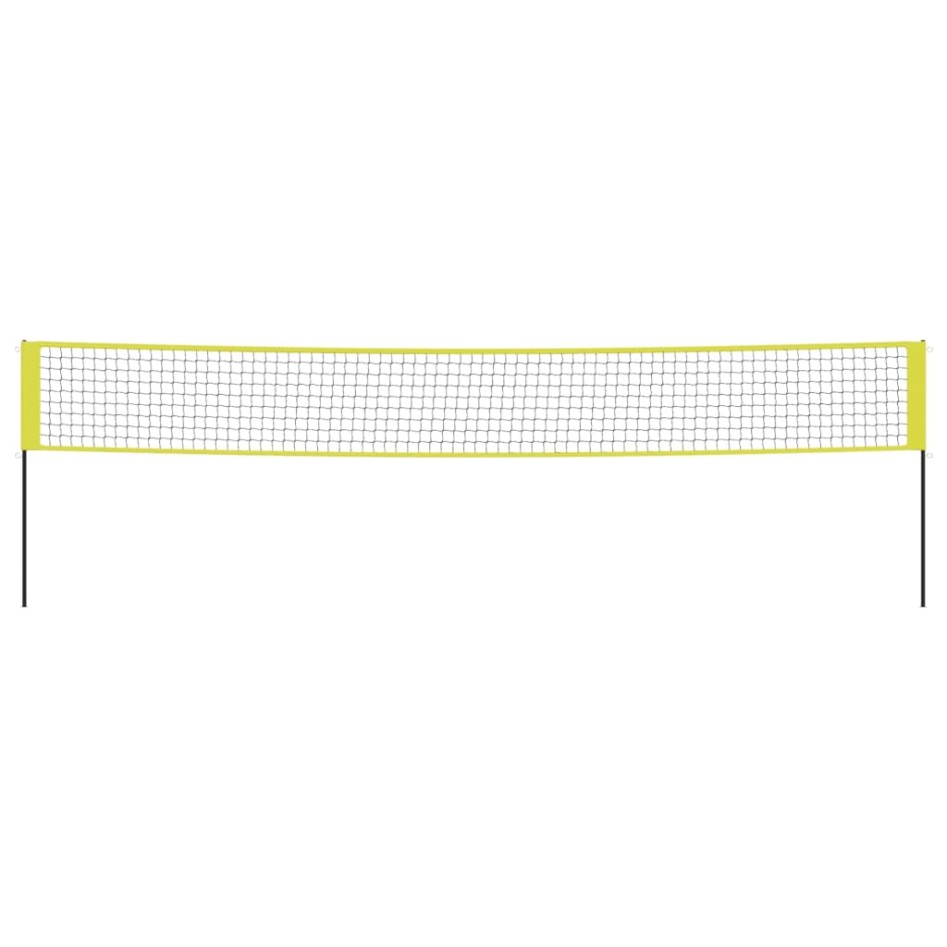 Red de voleibol tela PE amarillo y negro 823x244