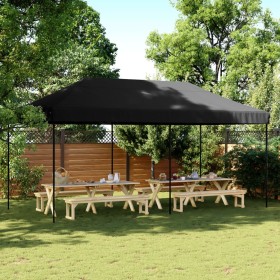 Tienda de fiesta plegable Pop-Up negra 580x292x315