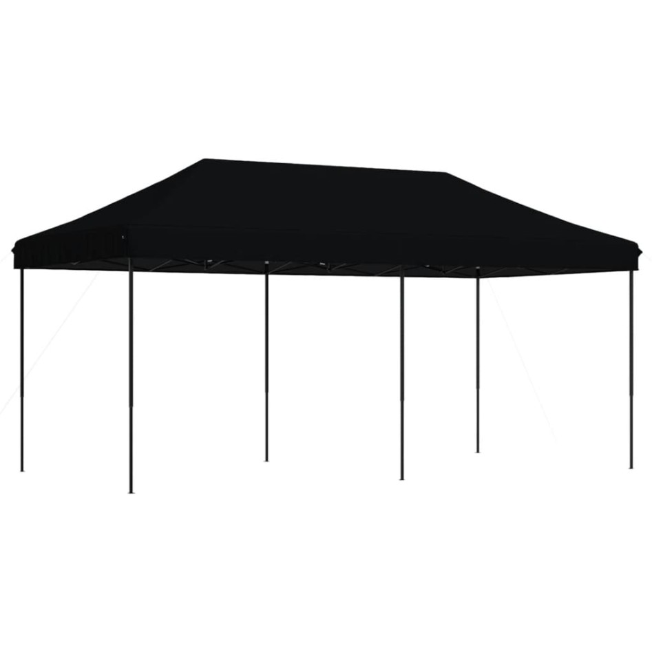 Tienda de fiesta plegable Pop-Up negra 580x292x315
