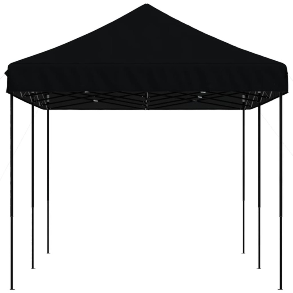 Tienda de fiesta plegable Pop-Up negra 580x292x315