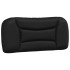 Cama con colchón cuero sintético negro 90x190