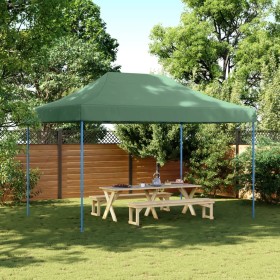 Tienda de fiesta plegable Pop-Up verde 410x279x315
