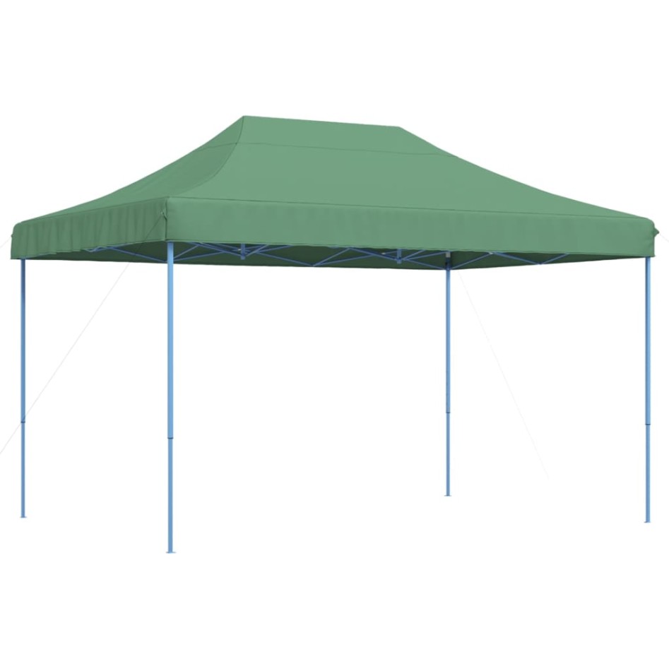 Tienda de fiesta plegable Pop-Up verde 410x279x315