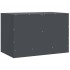 Muebles para TV 2 unidades acero gris antracita 67x39x44