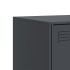 Muebles para TV 2 unidades acero gris antracita 67x39x44