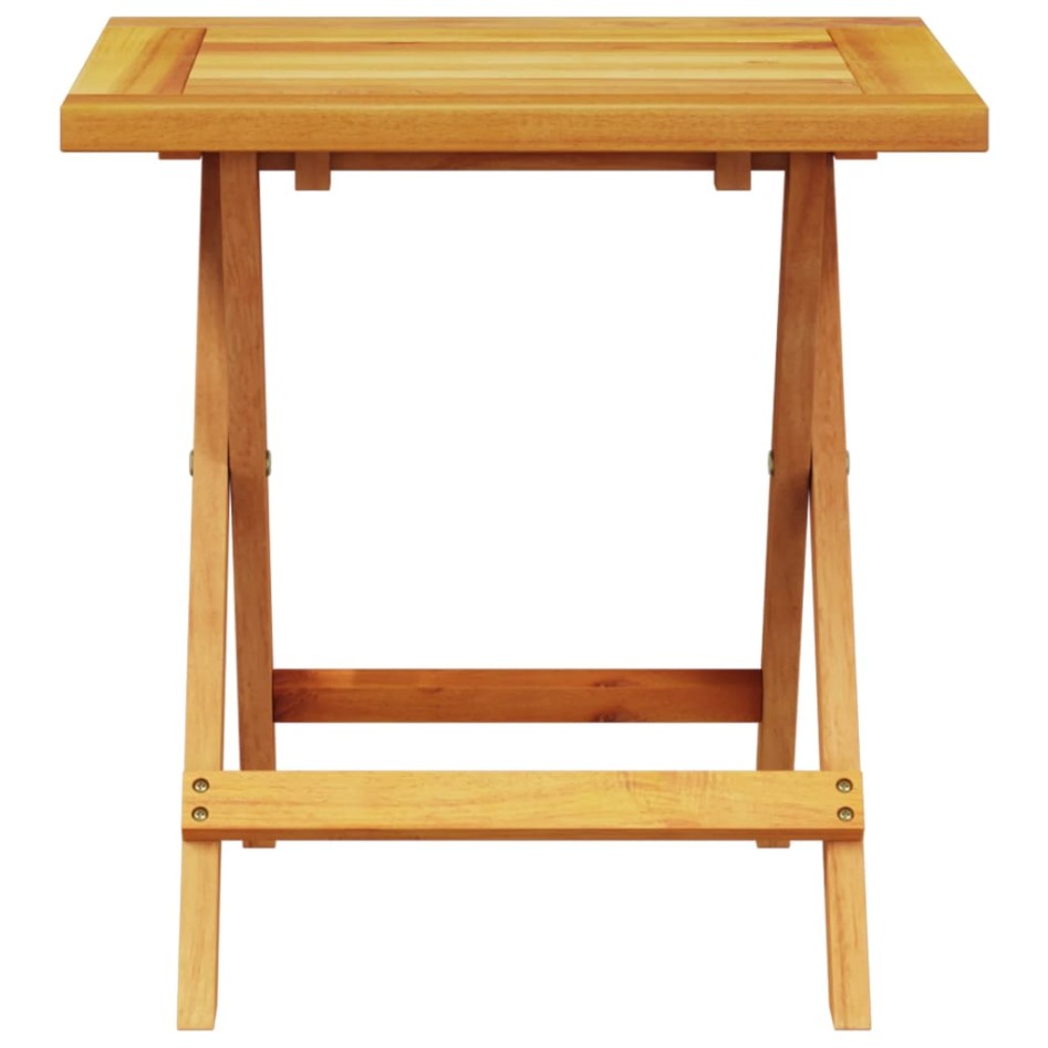 Tumbonas con mesa 2 unidades madera maciza de