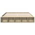 Estructura de cama madera de ingeniería roble Sonoma 180x200