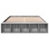 Estructura de cama madera de ingeniería gris Sonoma 150x200