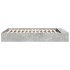 Estructura de cama madera de ingeniería gris Sonoma 150x200