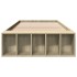 Estructura de cama madera de ingeniería roble Sonoma 100x200