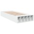 Estructura de cama madera de ingeniería blanca 90x190