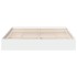 Estructura cama con cajones madera ingeniería blanca 200x200