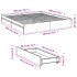Estructura cama con cajones madera ingeniería blanca 200x200