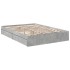 Cama con cajones madera ingeniería gris hormigón 140x200