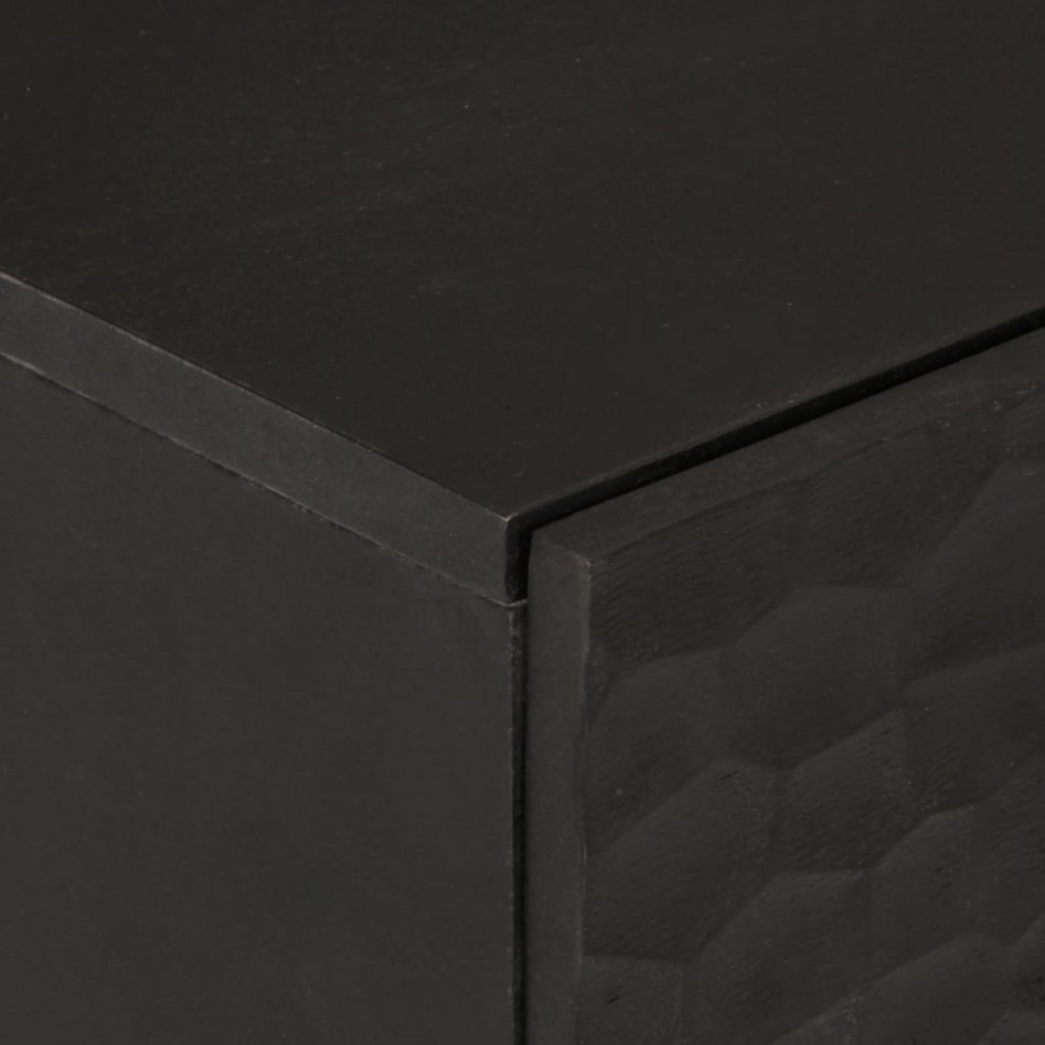 Aparador madera maciza de mango negro 60x33x75