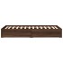 Cama con cajones madera de ingeniería marrón roble 90x190