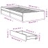 Cama con cajones madera de ingeniería marrón roble 90x190