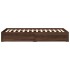 Cama con cajones madera de ingeniería marrón roble 75x190