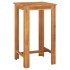 Mesa y taburetes de jardín 3 pzas madera acacia ratán PE