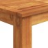 Mesa y taburetes de jardín 3 pzas madera acacia ratán PE