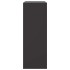 Aparador de acero negro 67x39x107