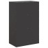 Aparador de acero negro 67x39x107