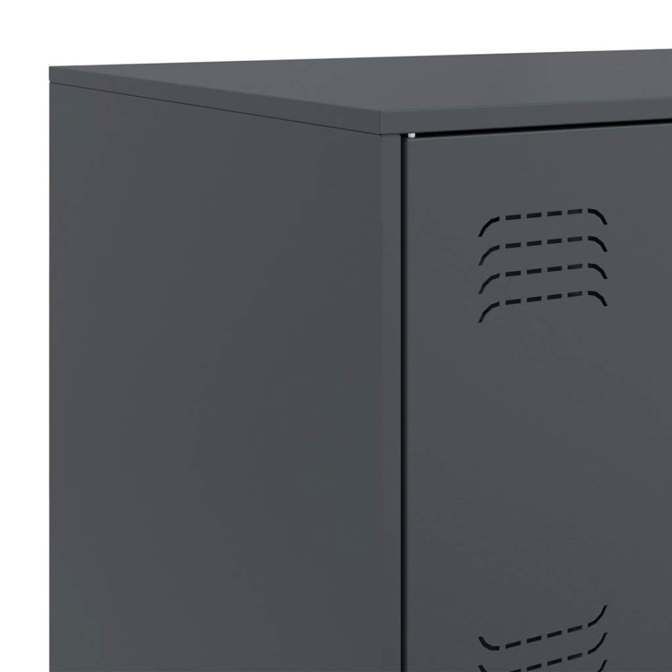 Aparador de acero antracita 67x39x107