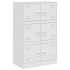 Aparador de acero blanco 67x39x107
