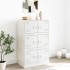 Aparador de acero blanco 67x39x107