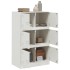 Aparador de acero blanco 67x39x107