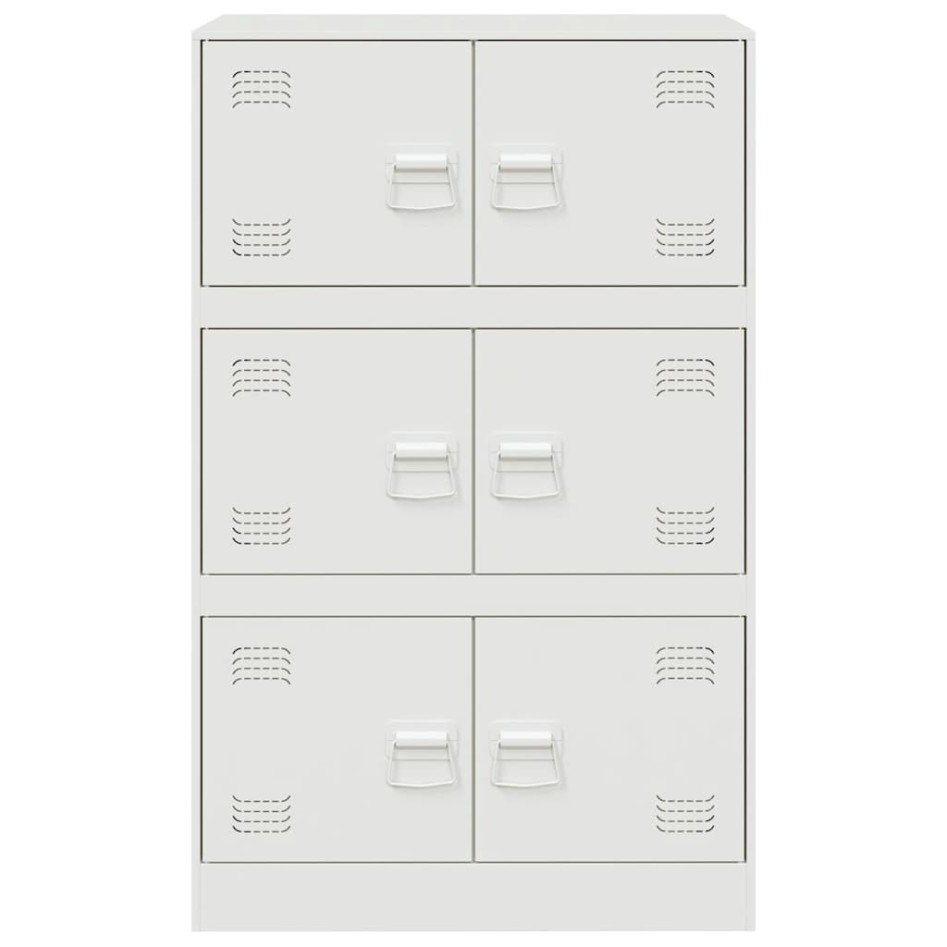 Aparador de acero blanco 67x39x107