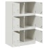Aparador de acero blanco 67x39x107
