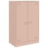 Aparador de acero rosa 67x39x107
