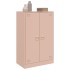 Aparador de acero rosa 67x39x107