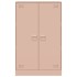 Aparador de acero rosa 67x39x107