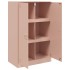 Aparador de acero rosa 67x39x107