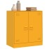 Aparador de acero amarillo mostaza 67x39x73