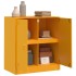 Aparador de acero amarillo mostaza 67x39x73