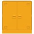 Aparador de acero amarillo mostaza 67x39x73