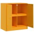 Aparador de acero amarillo mostaza 67x39x73