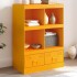 Aparador de acero amarillo mostaza 67x39x95