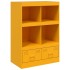 Aparador de acero amarillo mostaza 67x39x95