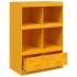 Aparador de acero amarillo mostaza 67x39x95