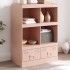 Aparador de acero rosa 67x39x95