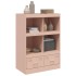 Aparador de acero rosa 67x39x95