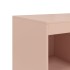 Aparador de acero rosa 67x39x95