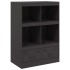 Aparador de acero negro 67x39x95