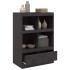 Aparador de acero negro 67x39x95