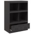 Aparador de acero negro 67x39x95